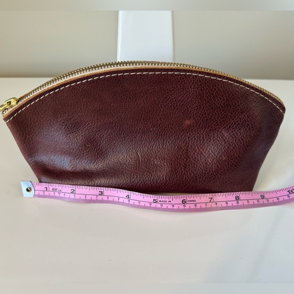 Portland Leather Nutmeg brown Eclipse pouch - Picture 4 of 7